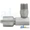 A & I Products HW-MPX90 Male NPTF Pipe - Swivel - 90 Degree Elbow 3 x2 x1 A-MPX90-06-08-W - alternate 2